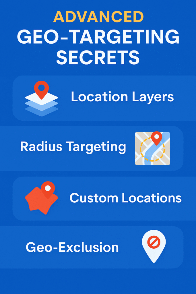Advanced geo targeting secrets